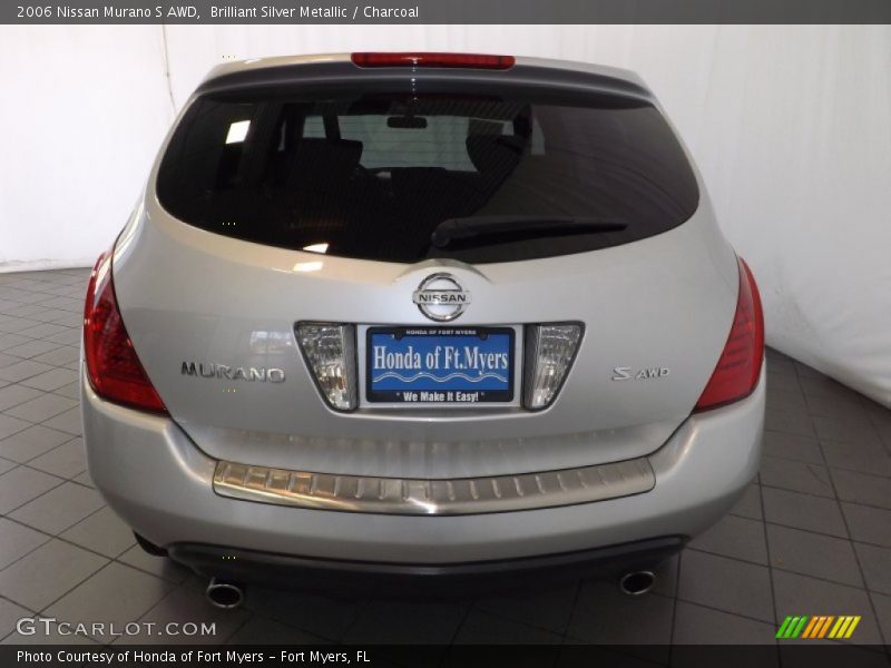Brilliant Silver Metallic / Charcoal 2006 Nissan Murano S AWD
