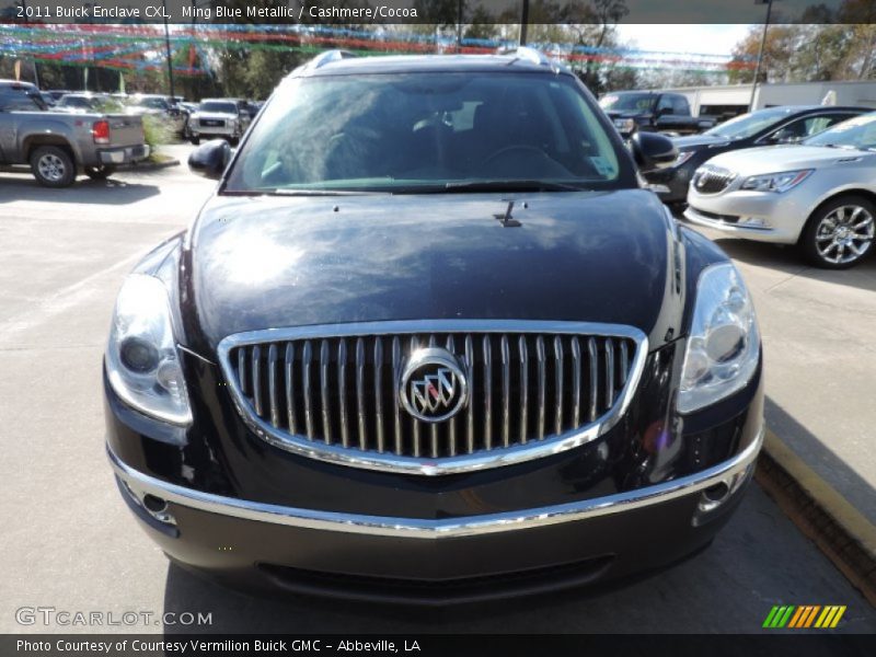 Ming Blue Metallic / Cashmere/Cocoa 2011 Buick Enclave CXL