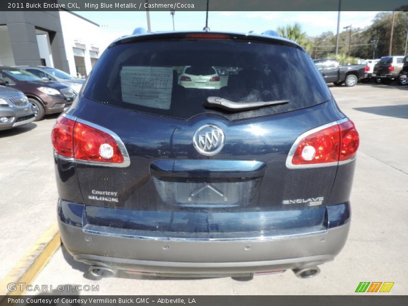Ming Blue Metallic / Cashmere/Cocoa 2011 Buick Enclave CXL