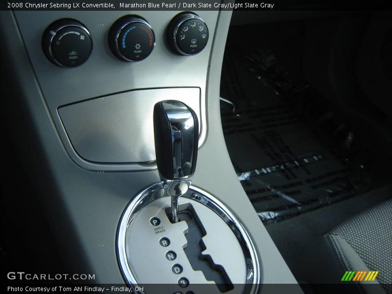 Marathon Blue Pearl / Dark Slate Gray/Light Slate Gray 2008 Chrysler Sebring LX Convertible