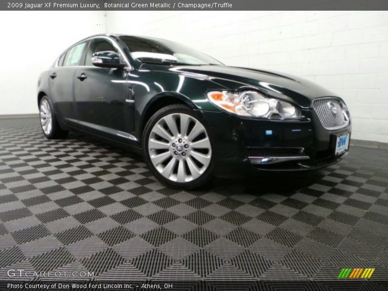 Botanical Green Metallic / Champagne/Truffle 2009 Jaguar XF Premium Luxury