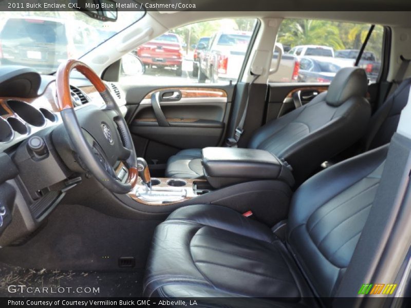 Ming Blue Metallic / Cashmere/Cocoa 2011 Buick Enclave CXL