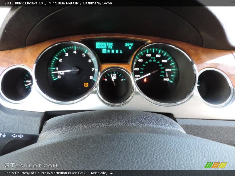 Ming Blue Metallic / Cashmere/Cocoa 2011 Buick Enclave CXL