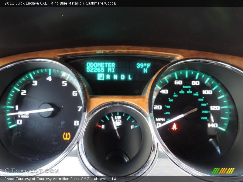Ming Blue Metallic / Cashmere/Cocoa 2011 Buick Enclave CXL