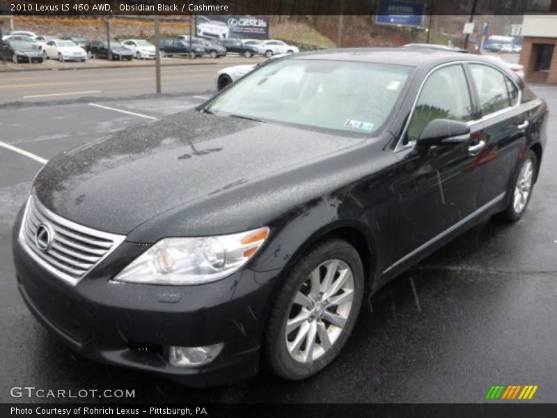 Obsidian Black / Cashmere 2010 Lexus LS 460 AWD