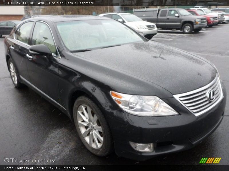 Obsidian Black / Cashmere 2010 Lexus LS 460 AWD