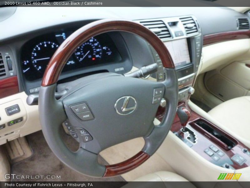 Obsidian Black / Cashmere 2010 Lexus LS 460 AWD
