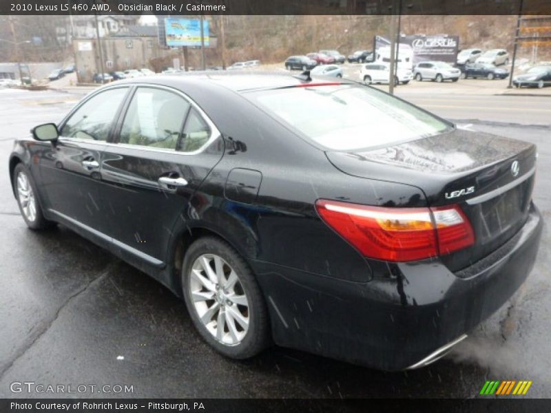 Obsidian Black / Cashmere 2010 Lexus LS 460 AWD
