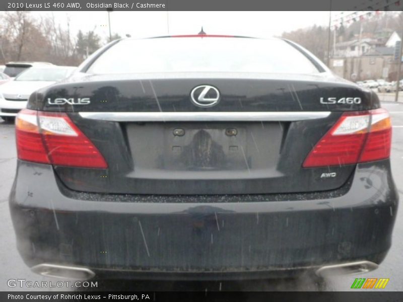 Obsidian Black / Cashmere 2010 Lexus LS 460 AWD