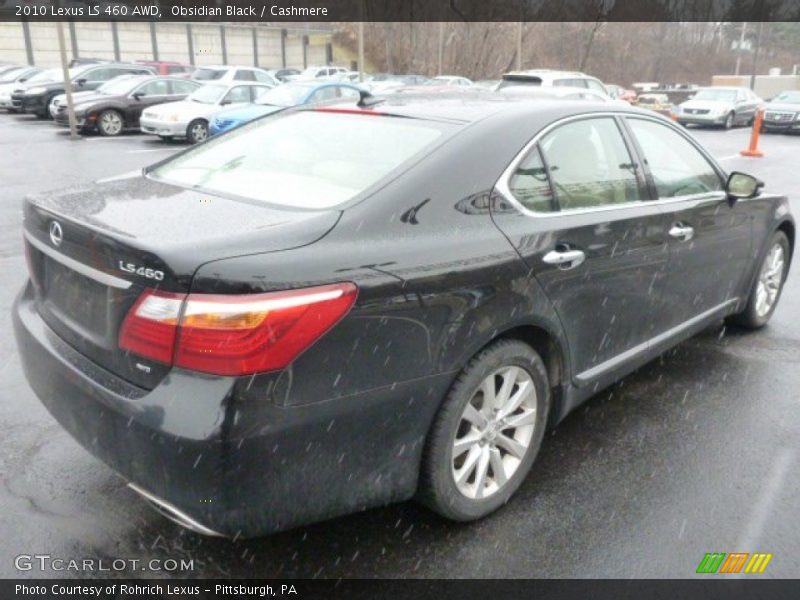 Obsidian Black / Cashmere 2010 Lexus LS 460 AWD