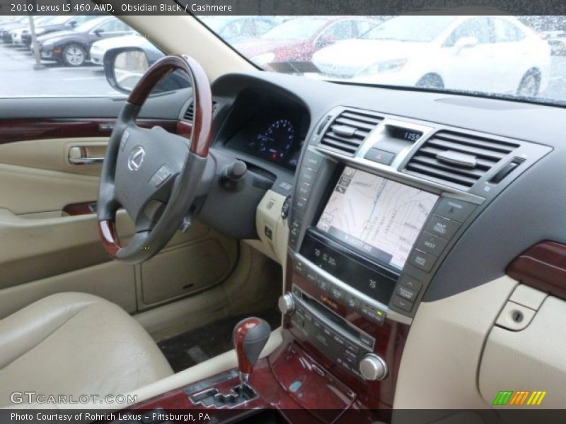 Obsidian Black / Cashmere 2010 Lexus LS 460 AWD