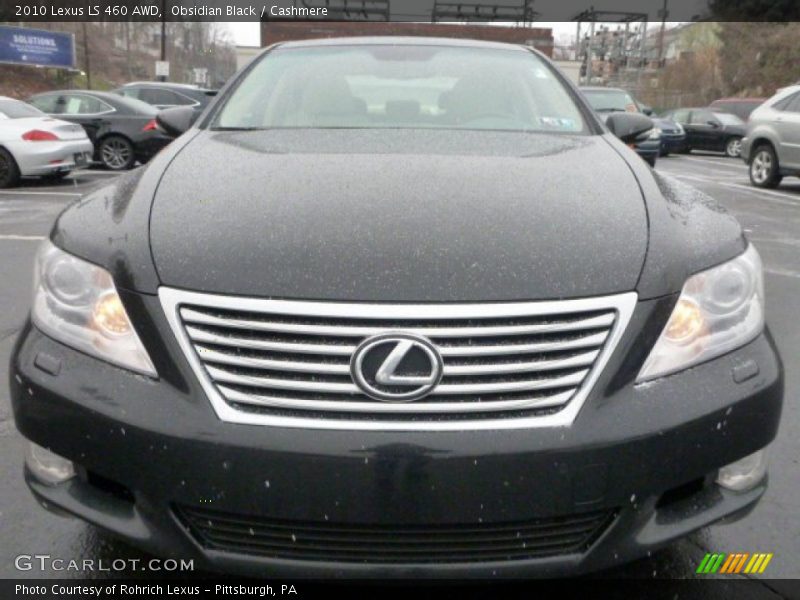 Obsidian Black / Cashmere 2010 Lexus LS 460 AWD