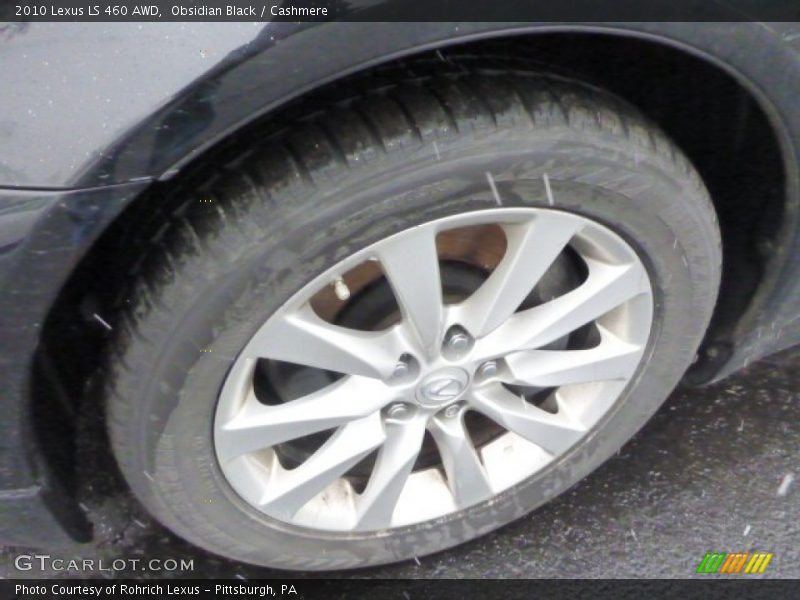 Obsidian Black / Cashmere 2010 Lexus LS 460 AWD