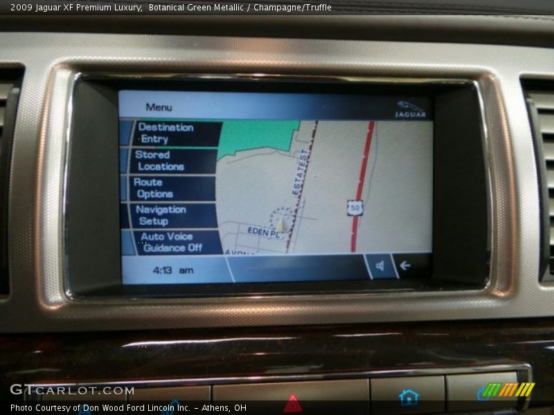 Botanical Green Metallic / Champagne/Truffle 2009 Jaguar XF Premium Luxury