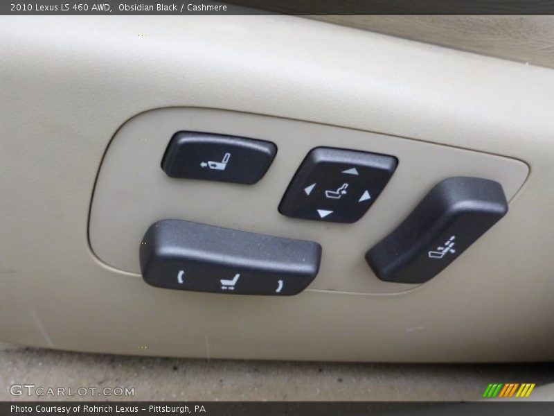 Obsidian Black / Cashmere 2010 Lexus LS 460 AWD