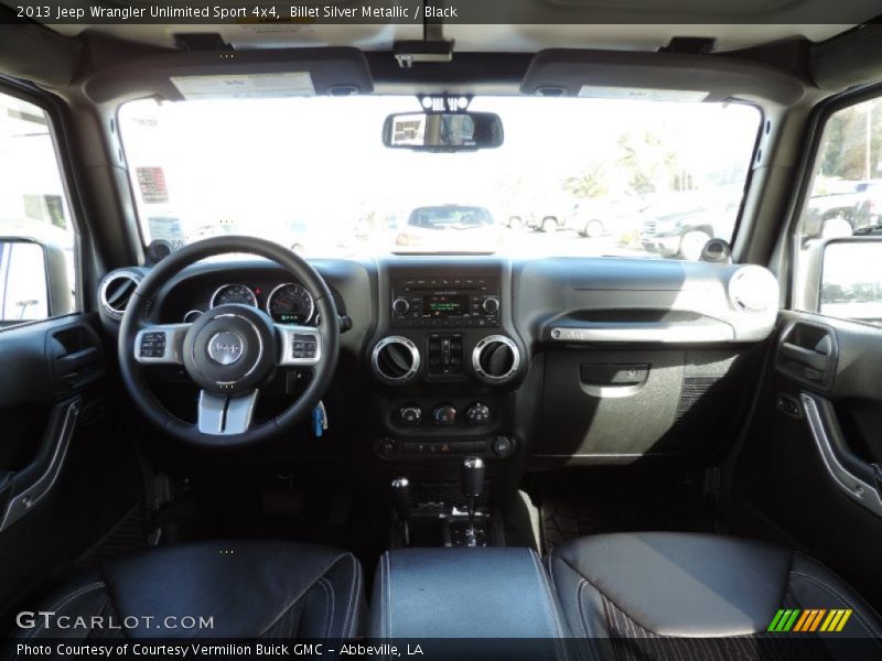 Billet Silver Metallic / Black 2013 Jeep Wrangler Unlimited Sport 4x4