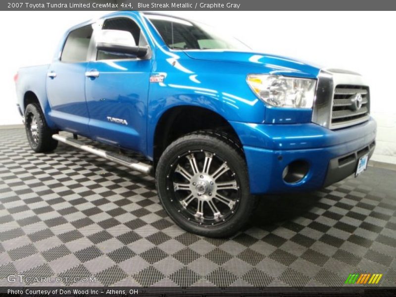 Blue Streak Metallic / Graphite Gray 2007 Toyota Tundra Limited CrewMax 4x4