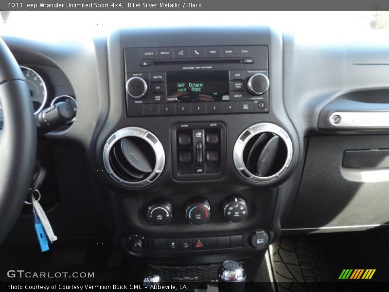 Billet Silver Metallic / Black 2013 Jeep Wrangler Unlimited Sport 4x4