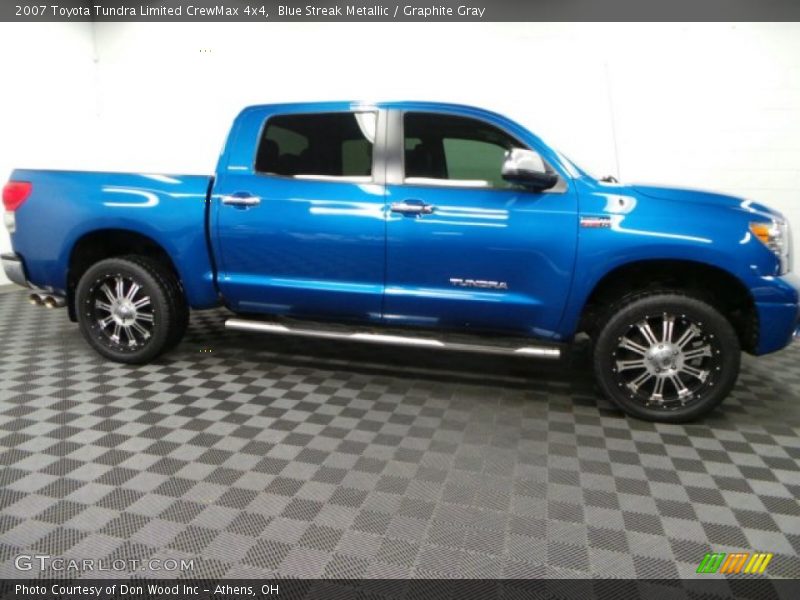 Blue Streak Metallic / Graphite Gray 2007 Toyota Tundra Limited CrewMax 4x4