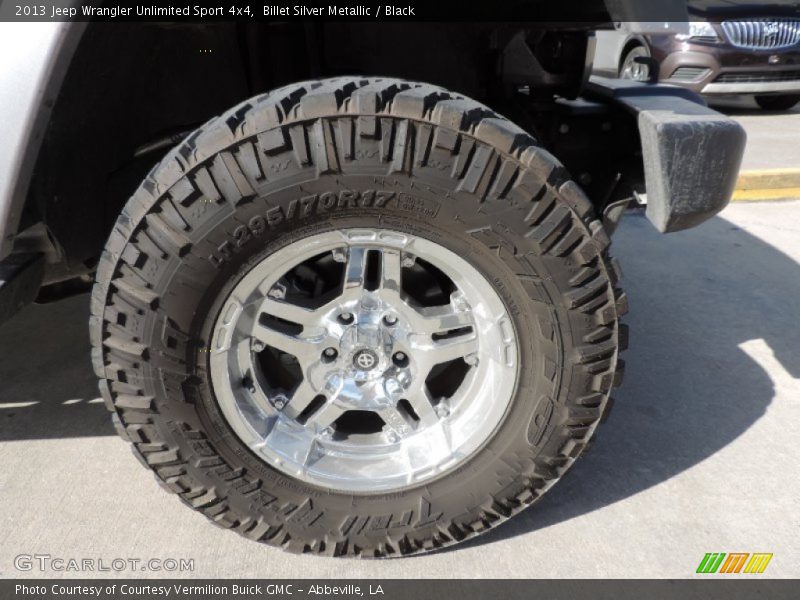 Billet Silver Metallic / Black 2013 Jeep Wrangler Unlimited Sport 4x4