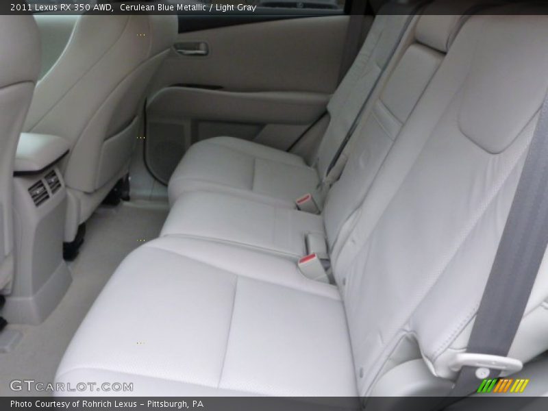 Cerulean Blue Metallic / Light Gray 2011 Lexus RX 350 AWD