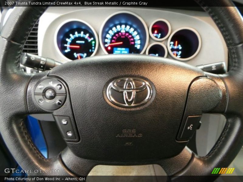 Blue Streak Metallic / Graphite Gray 2007 Toyota Tundra Limited CrewMax 4x4