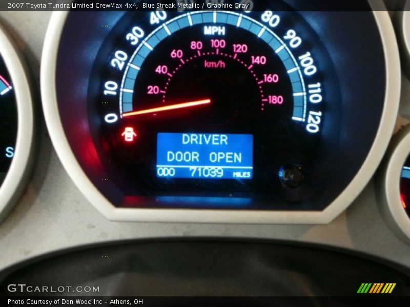 Blue Streak Metallic / Graphite Gray 2007 Toyota Tundra Limited CrewMax 4x4