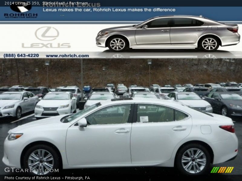 Starfire Pearl / Parchment 2014 Lexus ES 350