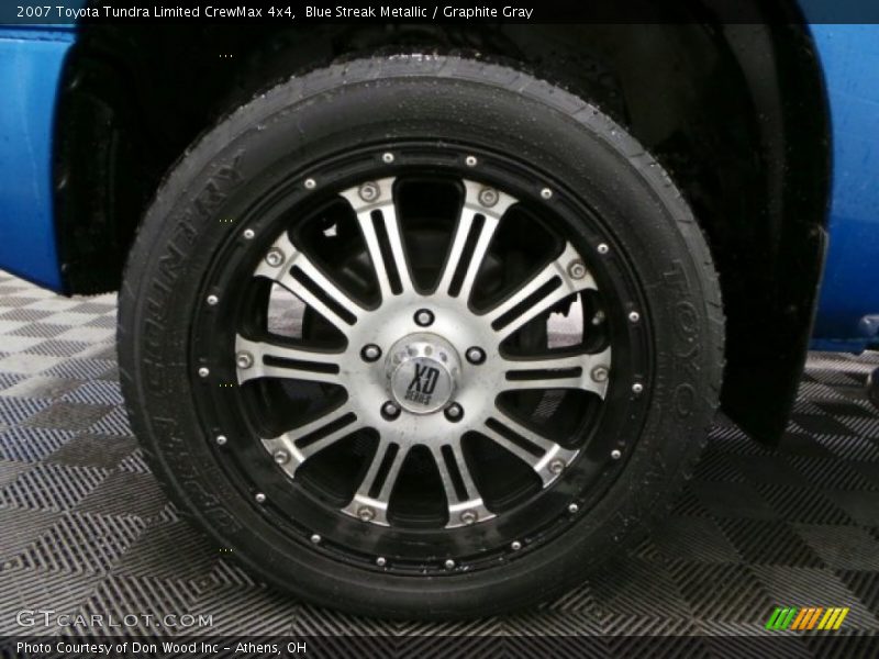 Blue Streak Metallic / Graphite Gray 2007 Toyota Tundra Limited CrewMax 4x4