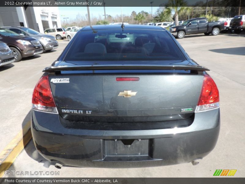 Ashen Gray Metallic / Gray 2012 Chevrolet Impala LT