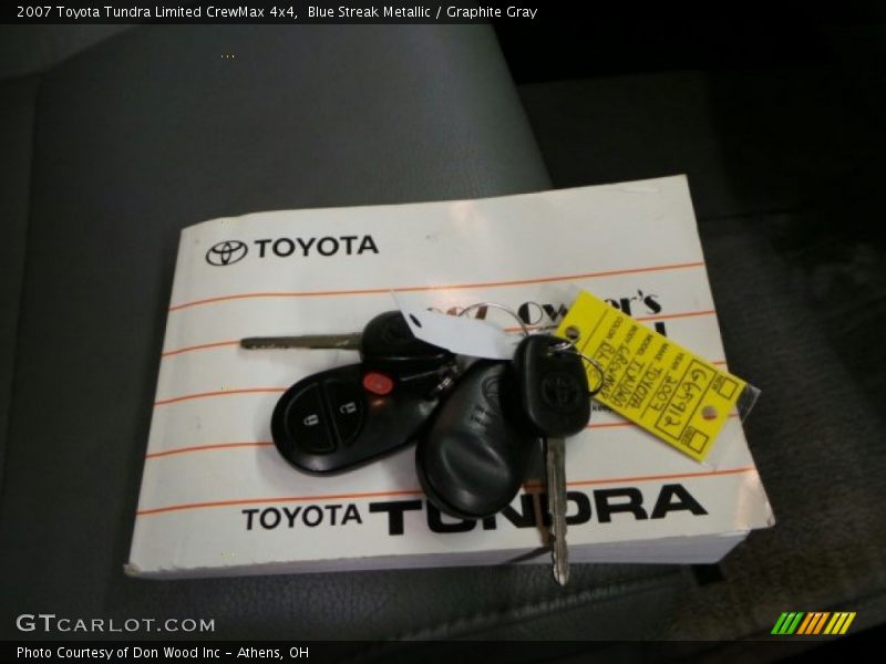 Blue Streak Metallic / Graphite Gray 2007 Toyota Tundra Limited CrewMax 4x4