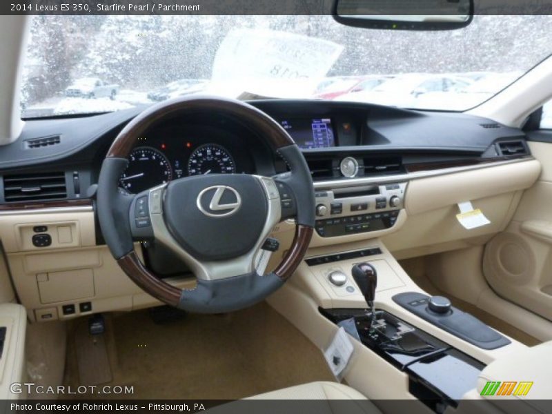 Starfire Pearl / Parchment 2014 Lexus ES 350