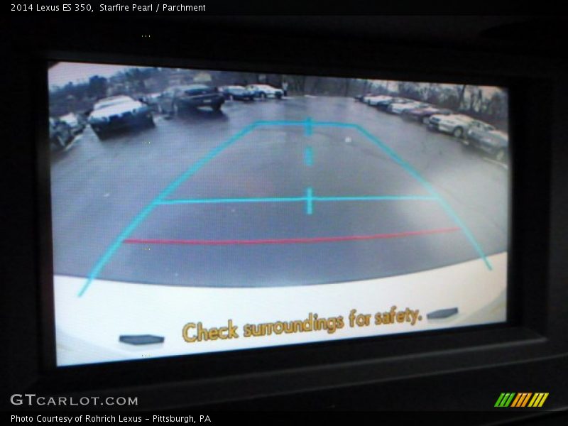 Starfire Pearl / Parchment 2014 Lexus ES 350