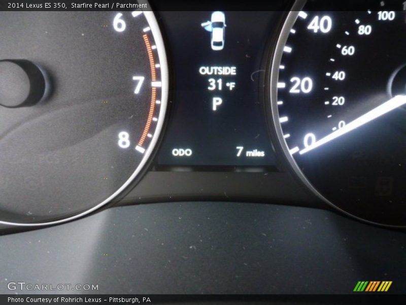 Starfire Pearl / Parchment 2014 Lexus ES 350