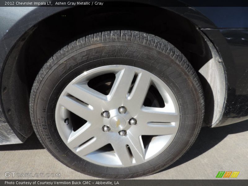 Ashen Gray Metallic / Gray 2012 Chevrolet Impala LT