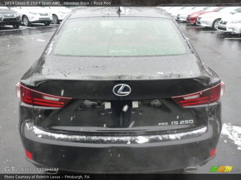 Obsidian Black / Rioja Red 2014 Lexus IS 250 F Sport AWD