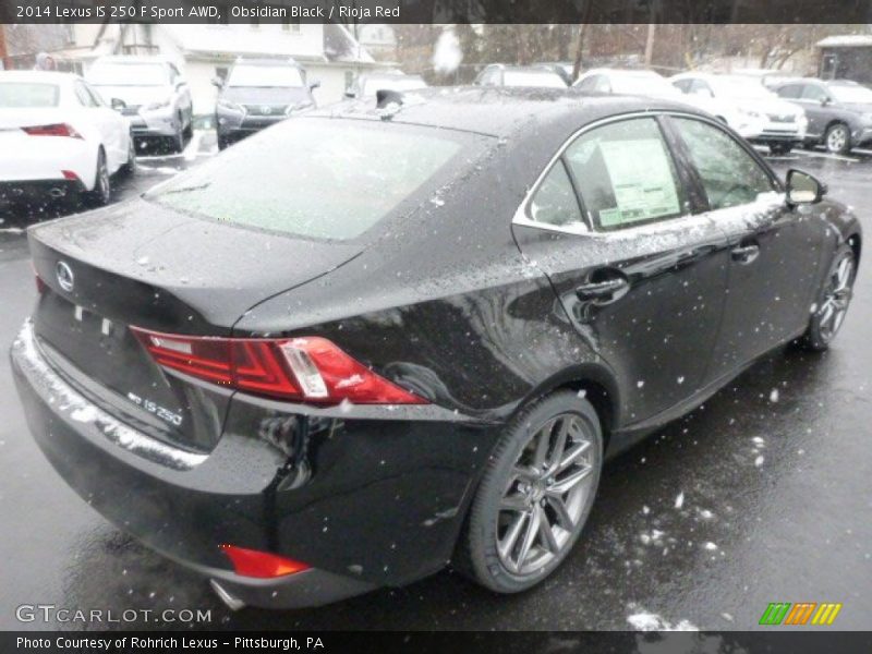 Obsidian Black / Rioja Red 2014 Lexus IS 250 F Sport AWD