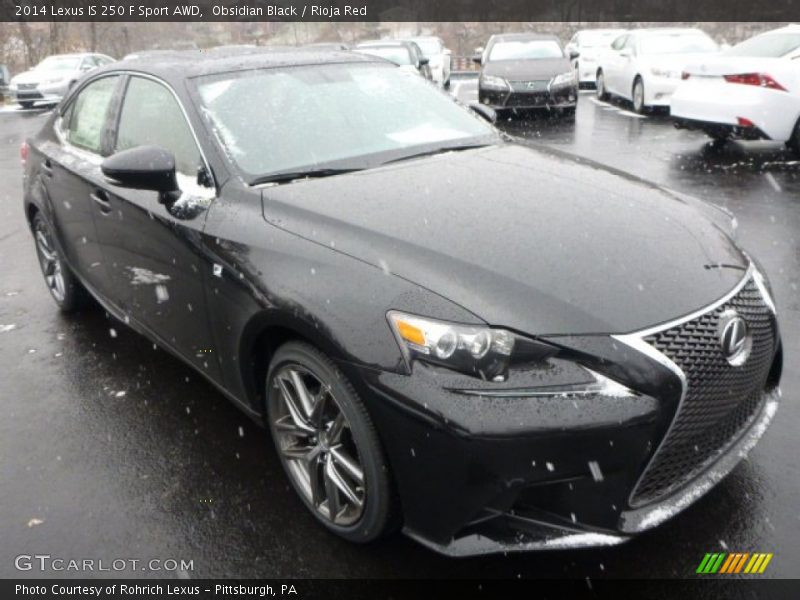 Obsidian Black / Rioja Red 2014 Lexus IS 250 F Sport AWD