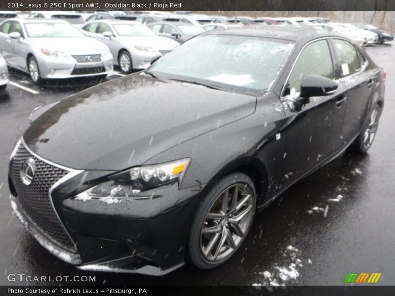 Obsidian Black / Rioja Red 2014 Lexus IS 250 F Sport AWD