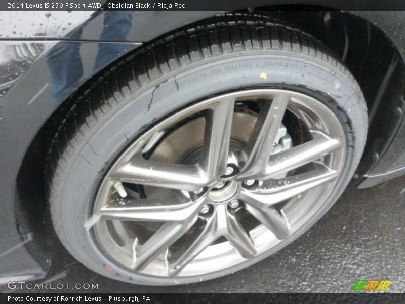 Obsidian Black / Rioja Red 2014 Lexus IS 250 F Sport AWD