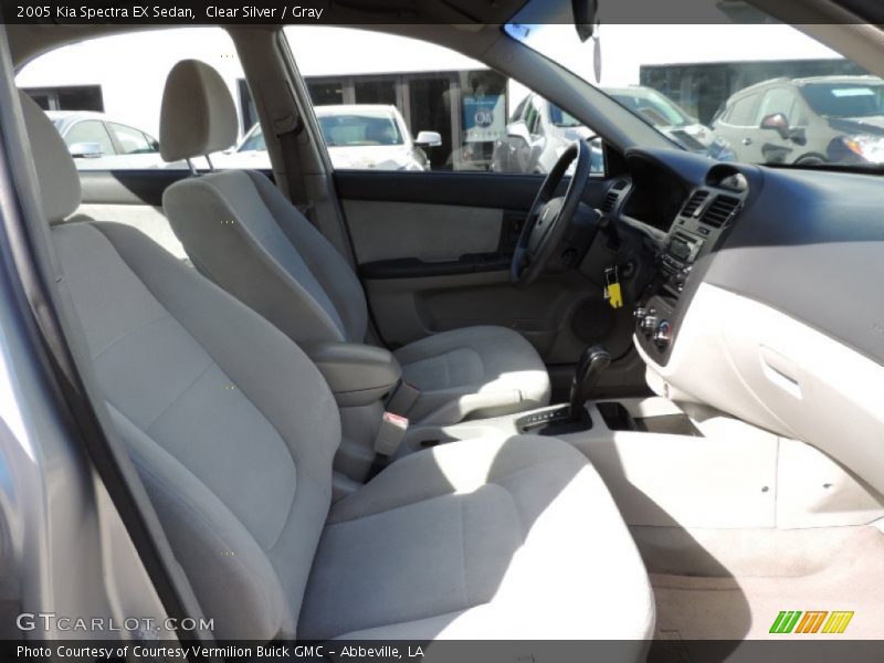 Clear Silver / Gray 2005 Kia Spectra EX Sedan