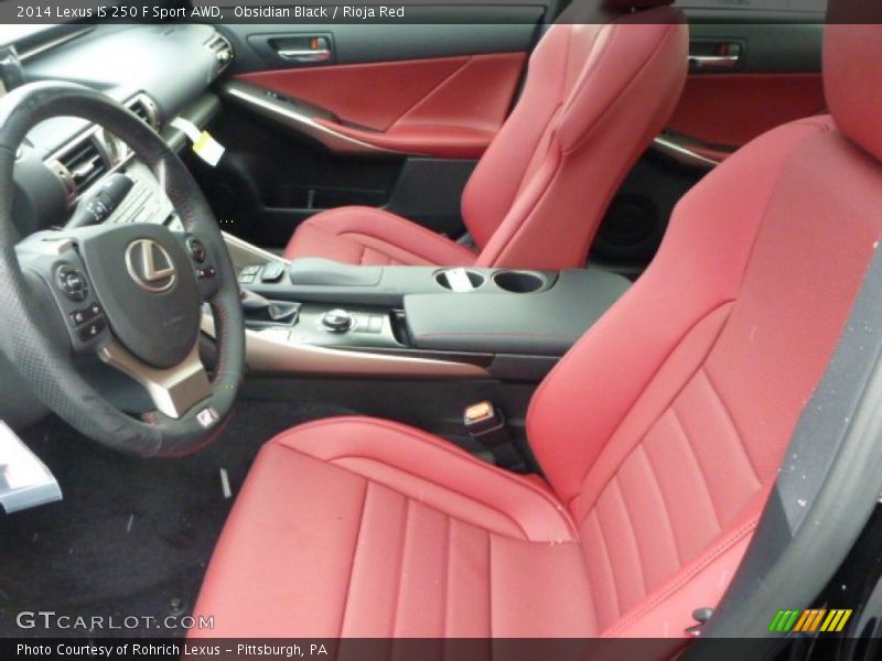 Obsidian Black / Rioja Red 2014 Lexus IS 250 F Sport AWD