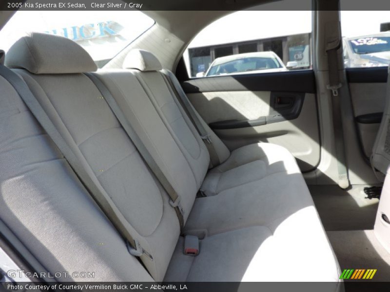 Clear Silver / Gray 2005 Kia Spectra EX Sedan