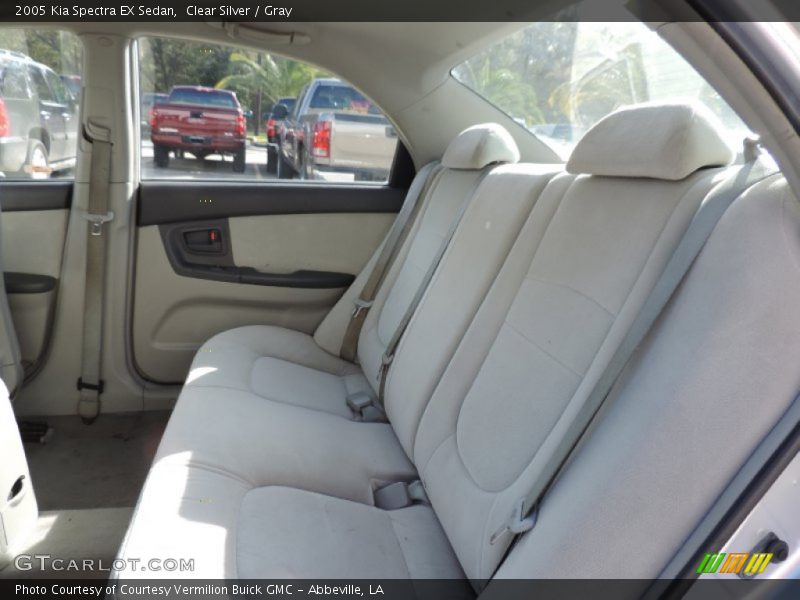 Clear Silver / Gray 2005 Kia Spectra EX Sedan