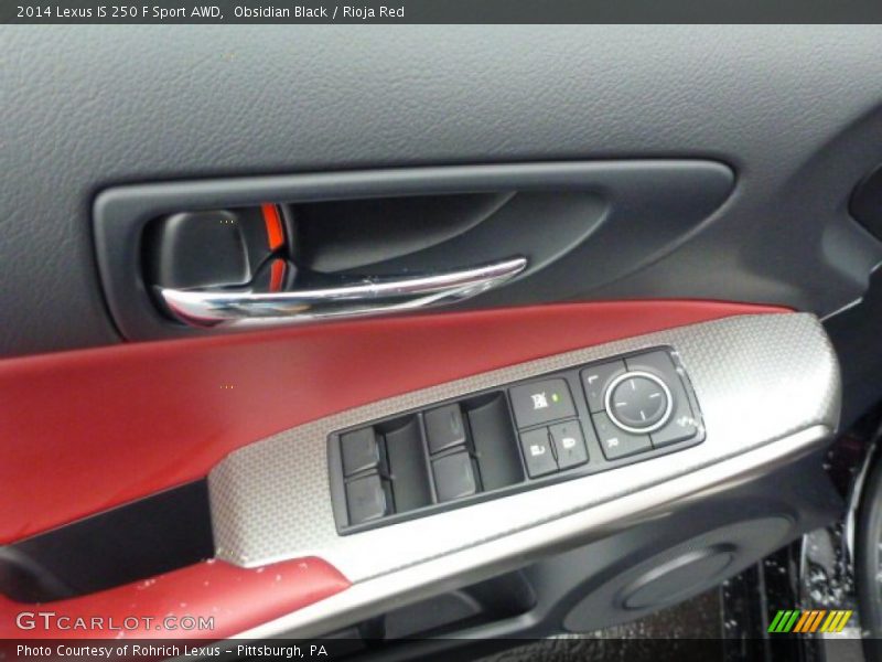 Obsidian Black / Rioja Red 2014 Lexus IS 250 F Sport AWD