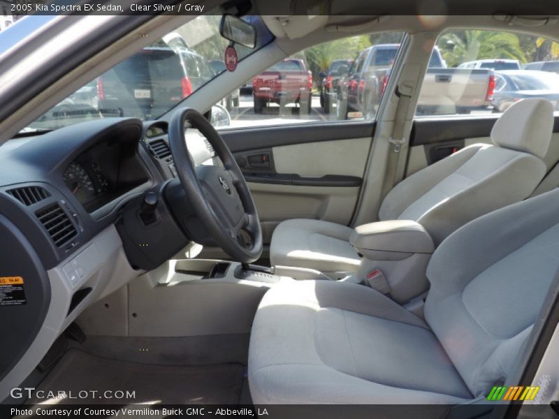 Clear Silver / Gray 2005 Kia Spectra EX Sedan