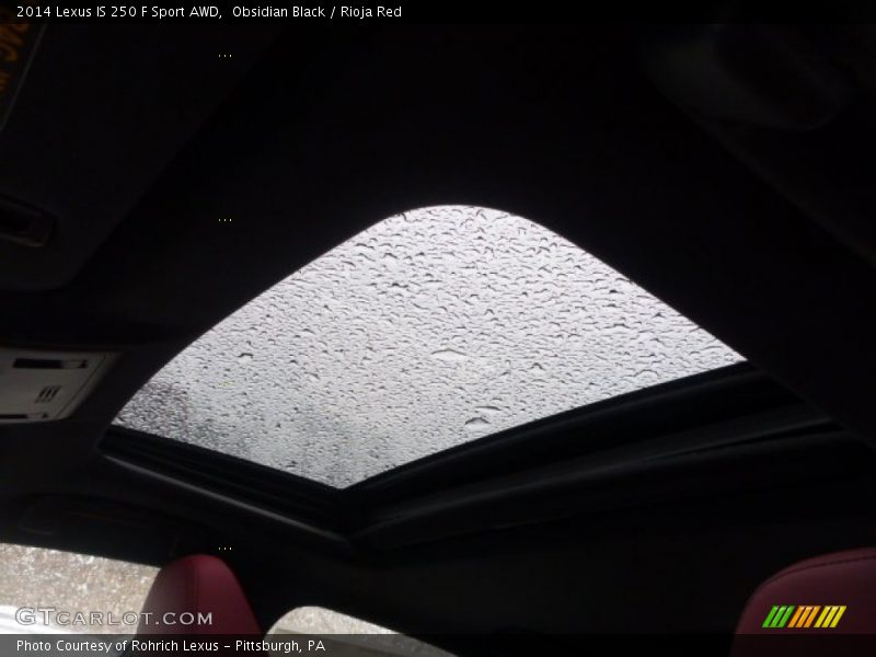 Obsidian Black / Rioja Red 2014 Lexus IS 250 F Sport AWD