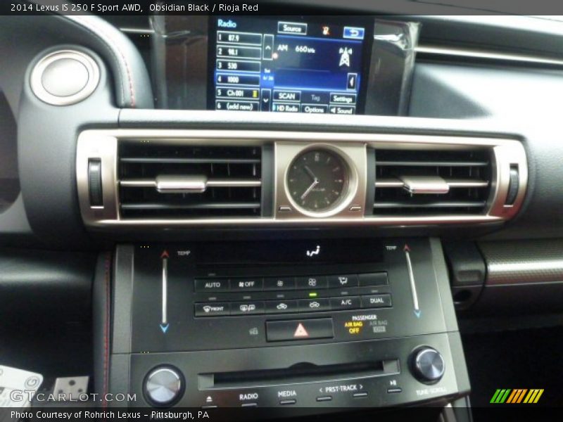 Obsidian Black / Rioja Red 2014 Lexus IS 250 F Sport AWD