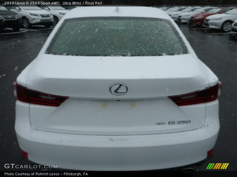 Ultra White / Rioja Red 2014 Lexus IS 350 F Sport AWD