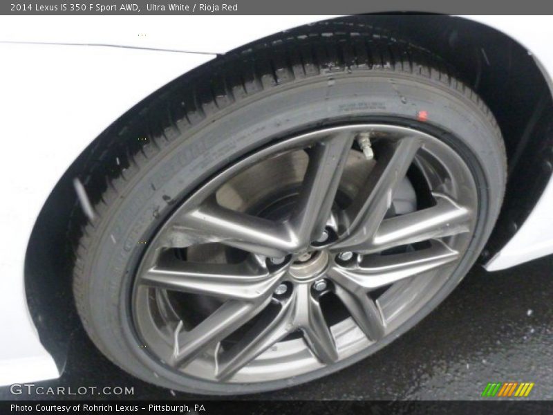 Ultra White / Rioja Red 2014 Lexus IS 350 F Sport AWD